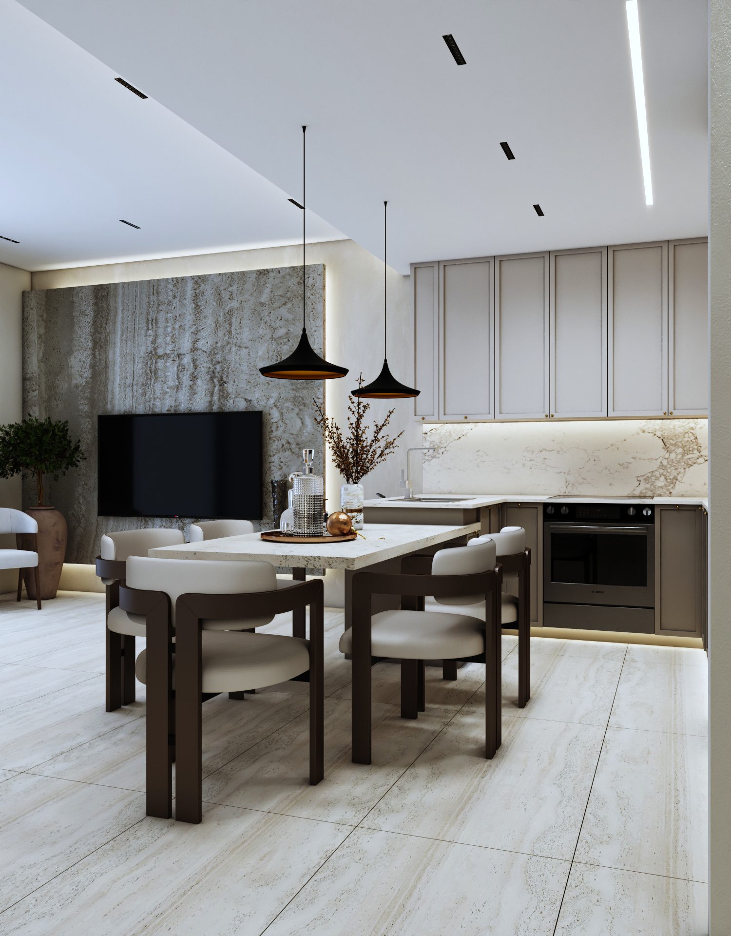 Cream Apartment