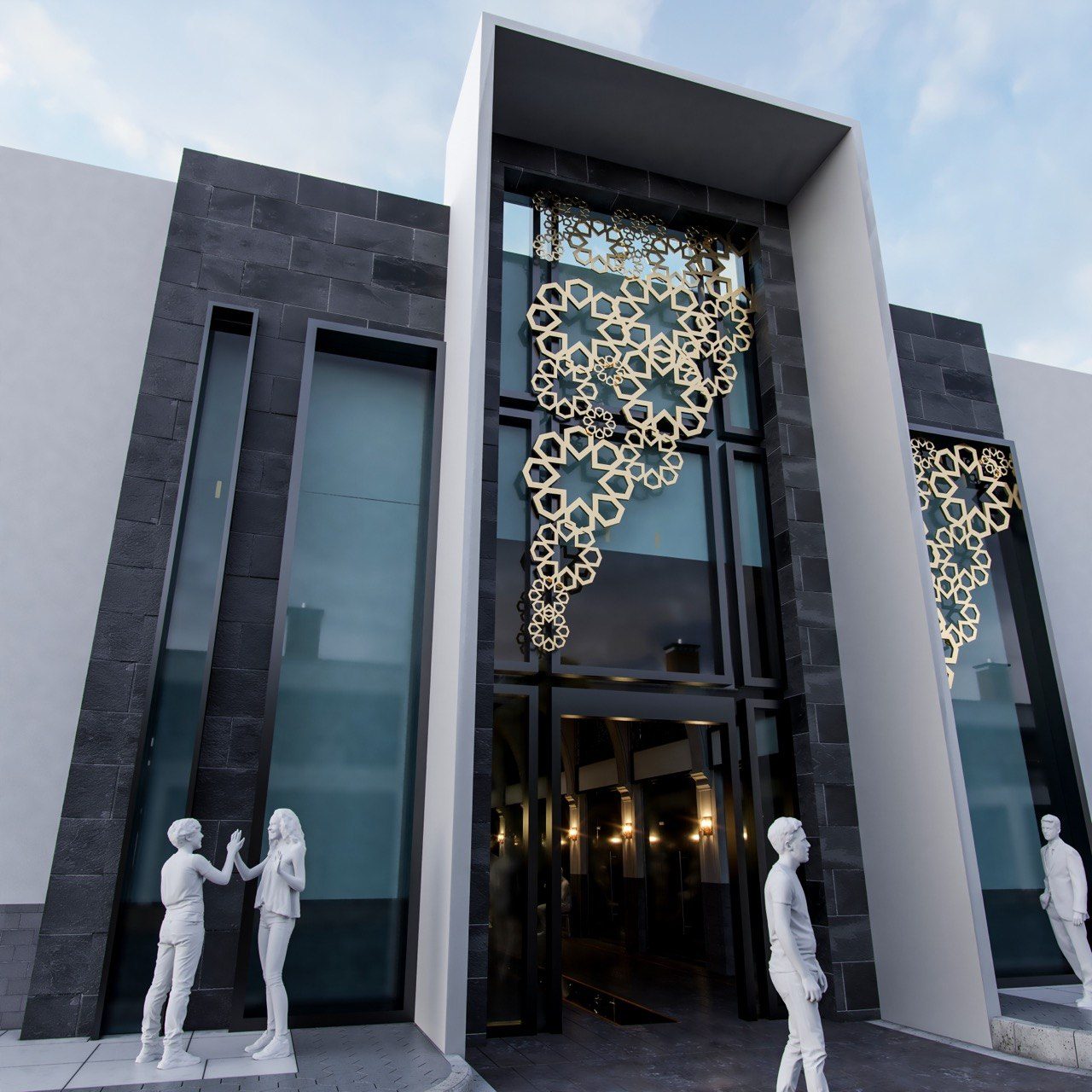 DAR DESIGN — building entrance